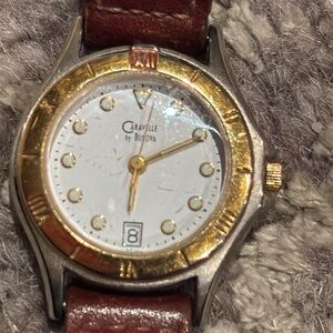 Elegant Gold and Brown Men's Watch